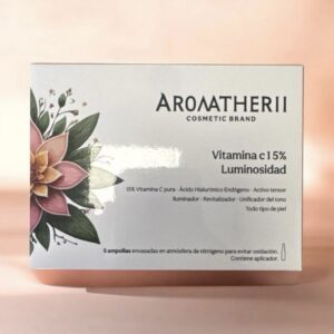 AROMATHERII Vitamina C 15% Luminosidad 5 ampollas Iluminador piel