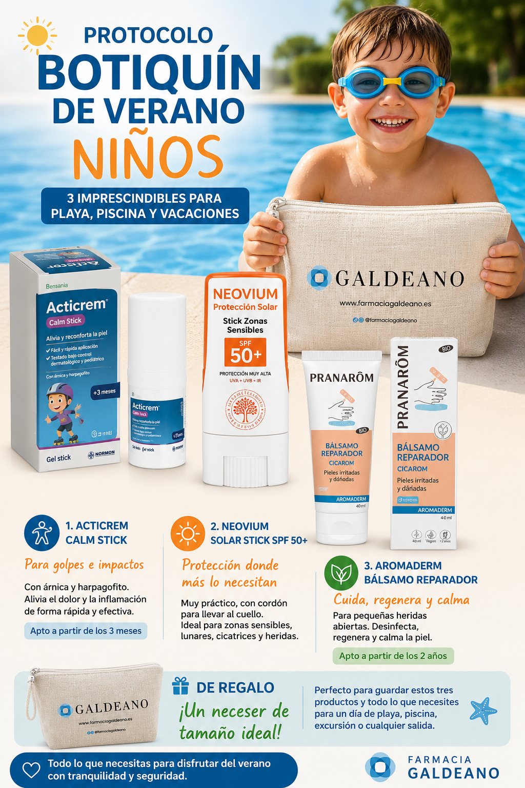 PROTOCOLO BOTIQUÍN VERANO NIÑOS