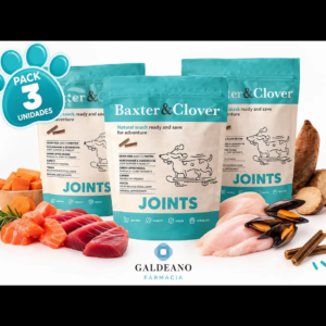 Formato 3 unidades Snack articulaciones Baxter&Clover 30uds
